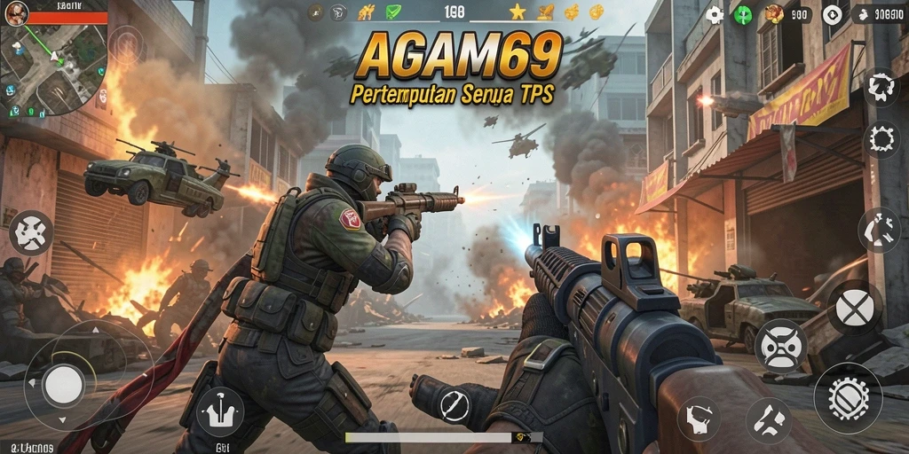 Gameplay AGAM69 yang menegangkan dan seru dalam TPS.