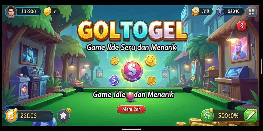Tampilan gameplay GOLTOGEL yang menarik dan adiktif.