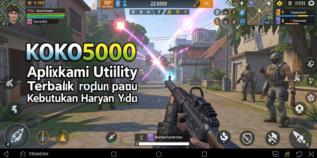 Tampilan antarmuka KOKO5000 yang sederhana dan fungsional.