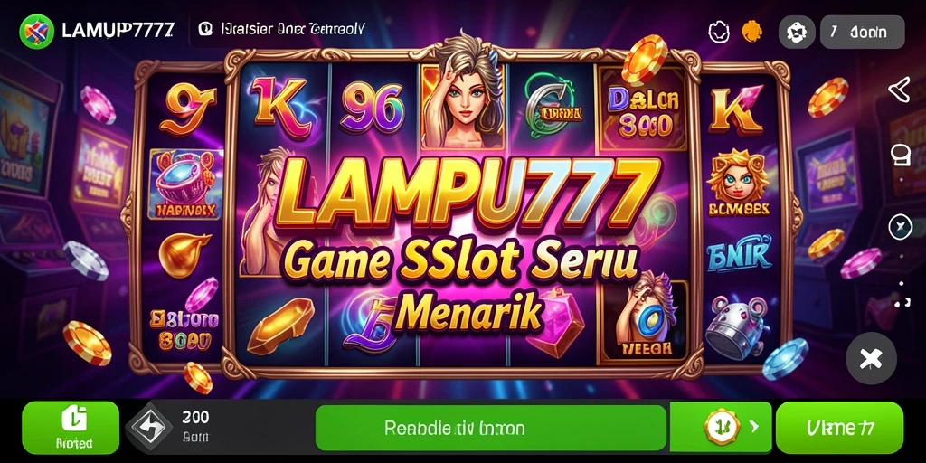 Tampilan gameplay Slot yang mengasyikkan dan menarik.