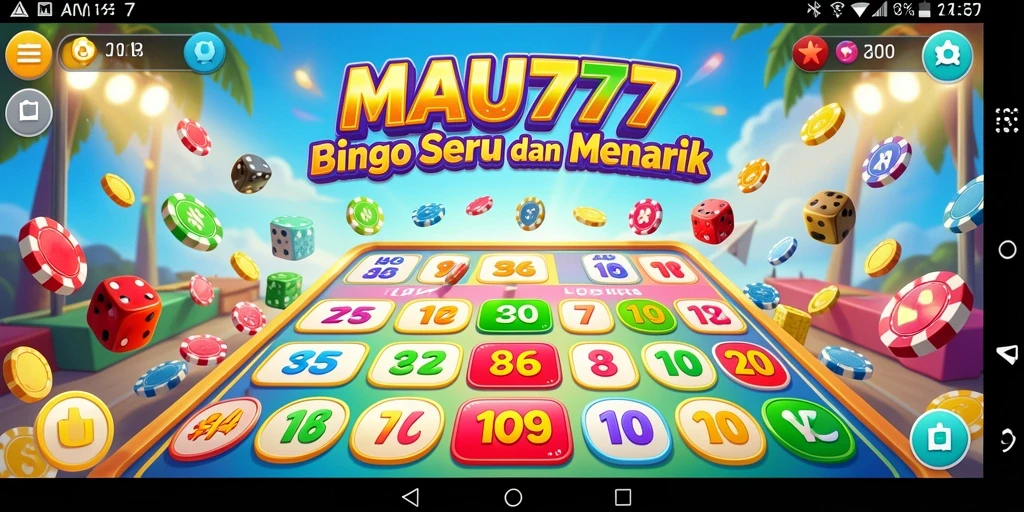 Tangkapan layar gameplay seru MAU777 dengan tema Bingo.