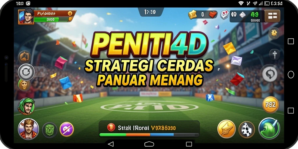 Tampilan gameplay menegangkan dalam PENITI4D yang menguji strategi terbaik.