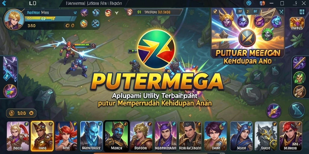Tampilan utama aplikasi PUTERMEGA dengan fitur pengingat tugas.