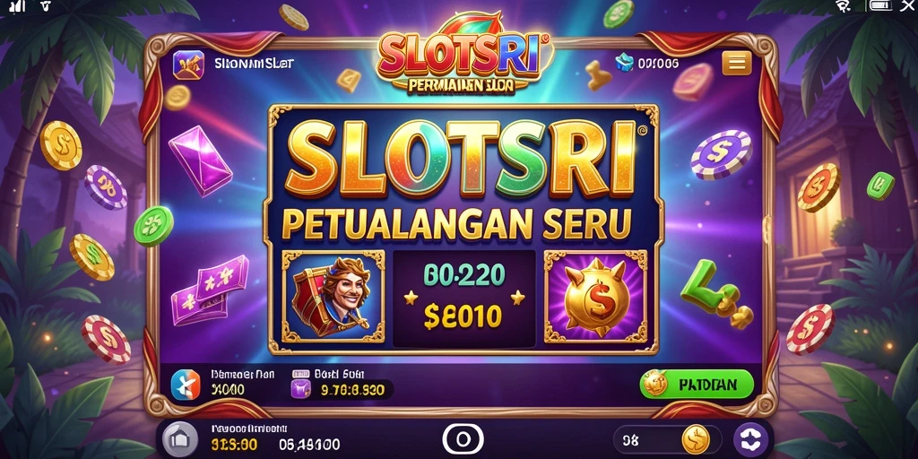 Screenshot utama SLOTSRI menampilkan gameplay seru dan dinamis dari permainan Slot.
