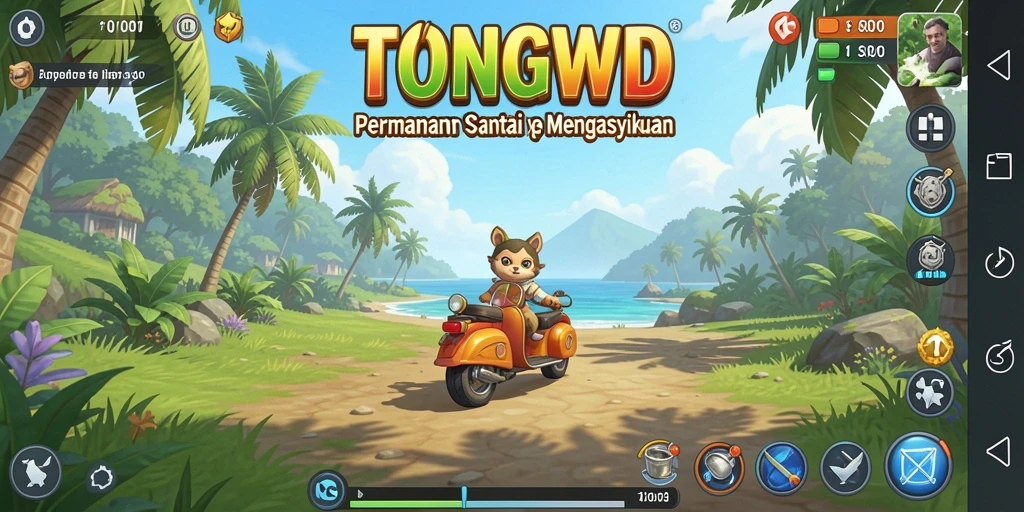 Gameplay TONGWD yang seru dan menghibur.