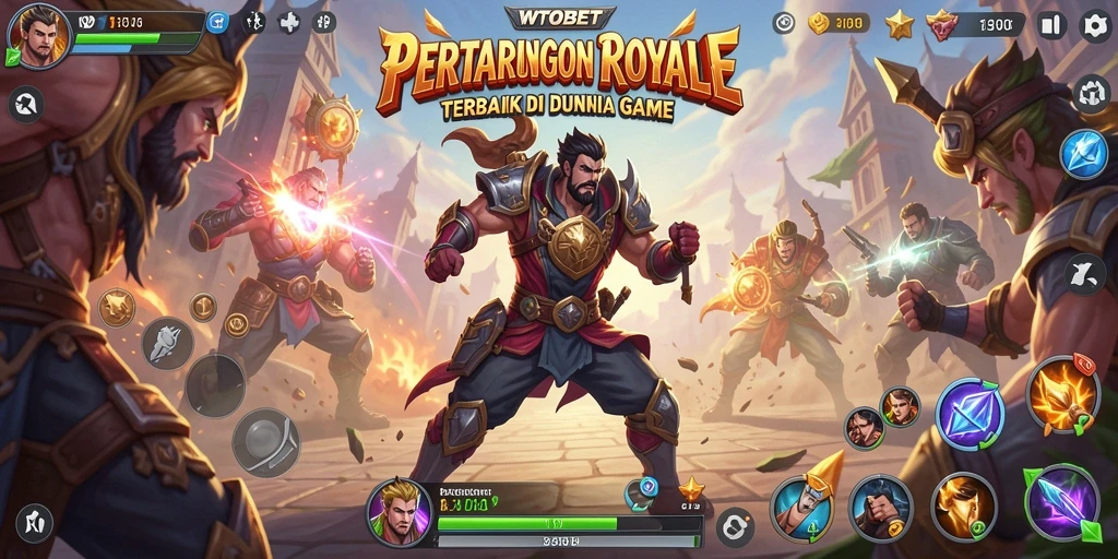 Tampilan gameplay menegangkan dalam pertarungan Battle Royale.
