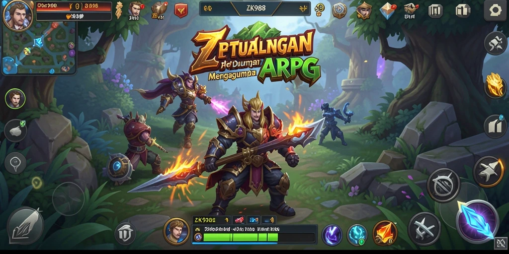 Tampilan gameplay ARPG yang mendebarkan di ZK988.